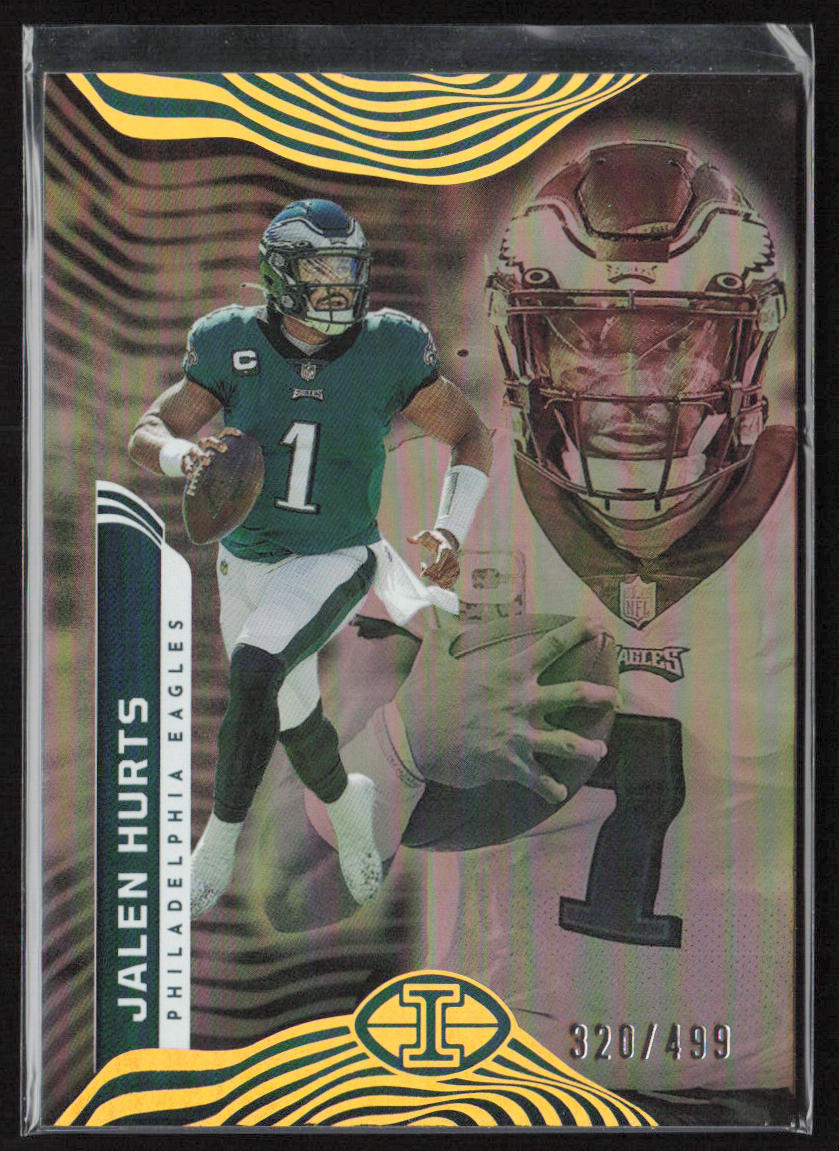 2022 Panini Illusions #79 Jalen Hurts Trophy Collection Bronze #/499