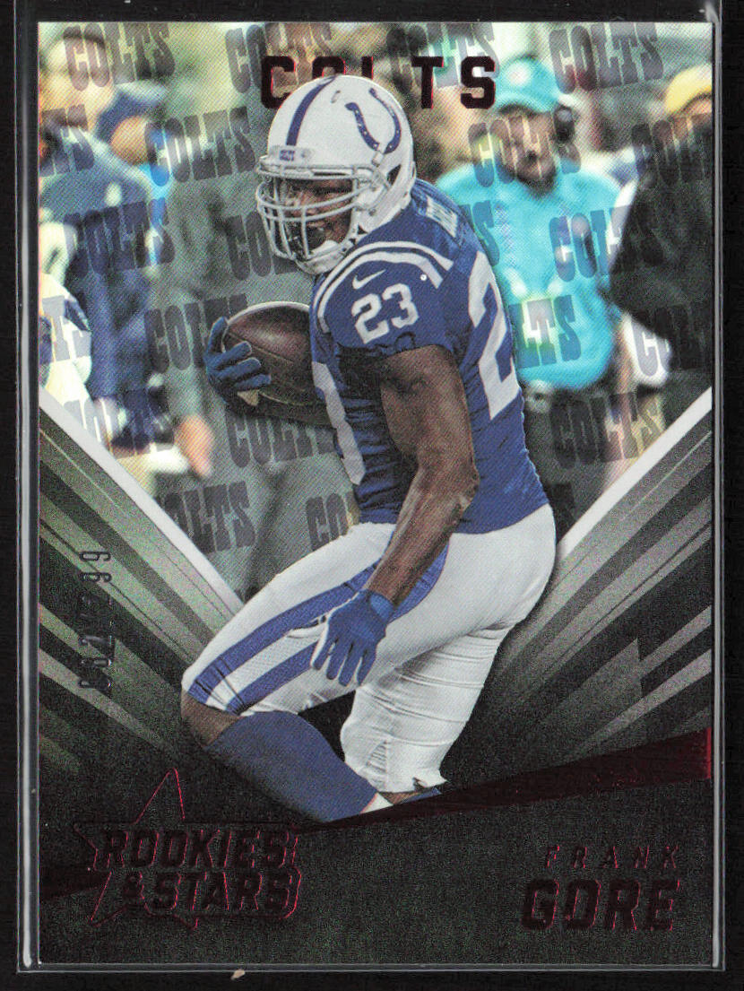 2015 Panini Rookies & Stars #30 Frank Gore Longevity Team Name #/299