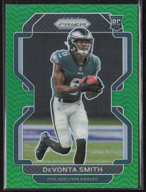 2021 Panini Prizm #335 DeVonta Smith Green