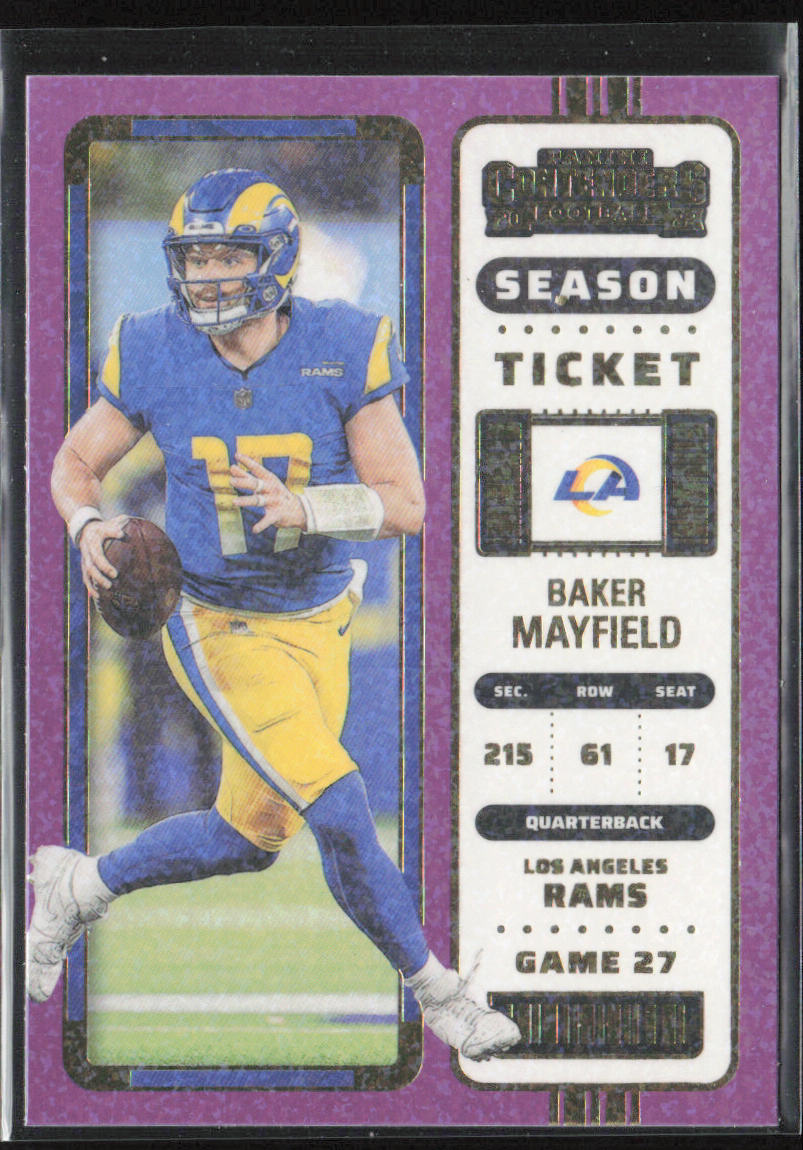 2022 Panini Contenders #14 Baker Mayfield Stardust