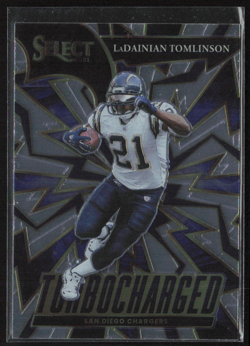 2021 Panini Select #TUR-25 LaDainian Tomlinson Turbocharged