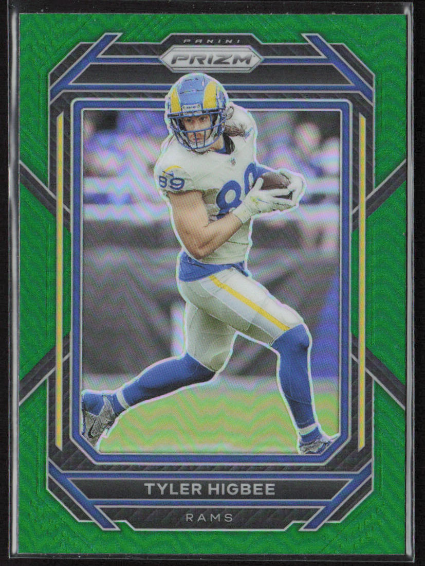 2022 Panini Prizm #163 Tyler Higbee Green