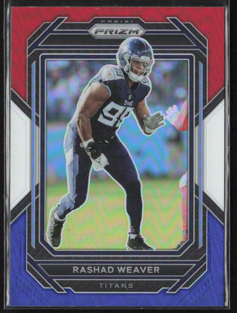 2022 Panini Prizm #286 Rashad Weaver Red white Blue