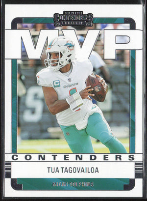 2022 Panini Contenders #MVP-TTA Tua Tagovailoa MVP Contenders