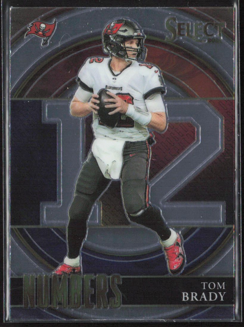 2021 Panini Select #SN-10 Tom Brady Select Numbers