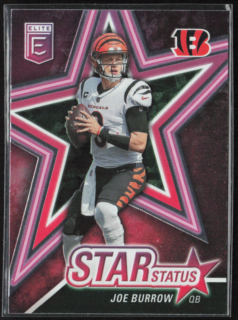 2022 Donruss Elite #SS3 Joe Burrow Star Status Green