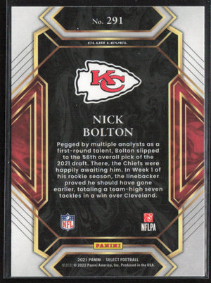 2021 Panini Select #291 Nick Bolton