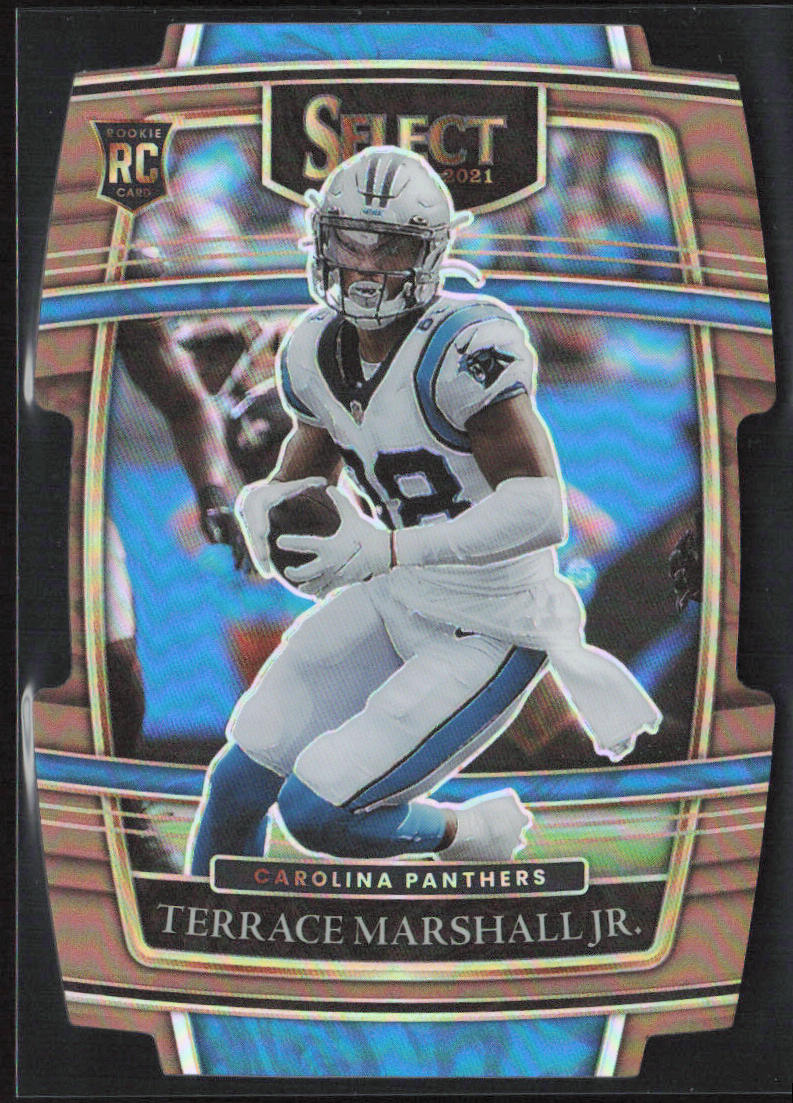 2021 Panini Select #62 Terrace Marshall Jr. Copper Prizm Die Cut