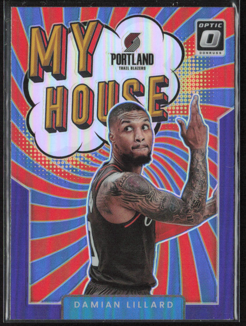 2021-22 Donruss Optic #15 Damian Lillard My House Purple