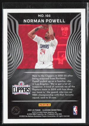 2021-22 Panini Illusions #103 Norman Powell Bronze