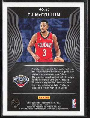 2021-22 Panini Illusions #82 CJ McCollum Bronze