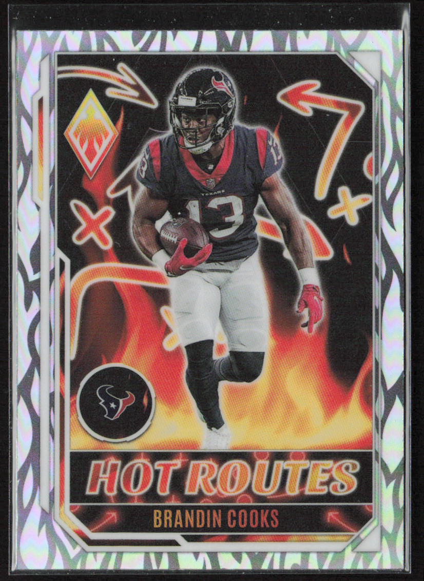 2022 Panini Phoenix #HR-21 Brandin Cooks Hot Routes Red