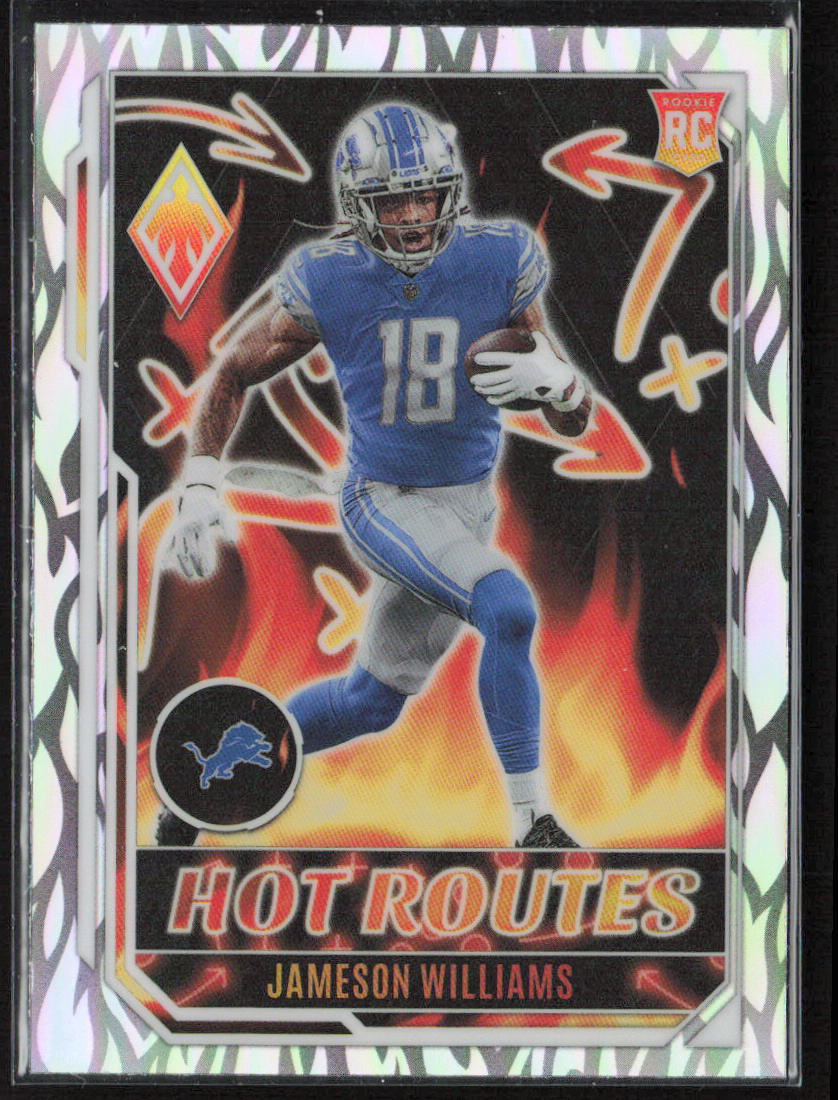 2022 Panini Phoenix #HR-4 Jameson Williams Hot Routes