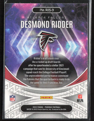 2022 Panini Phoenix #RIS-3 Desmond Ridder