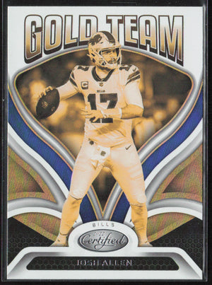 2022 Panini Certified #GT-3 Justin Herbert Gold Team