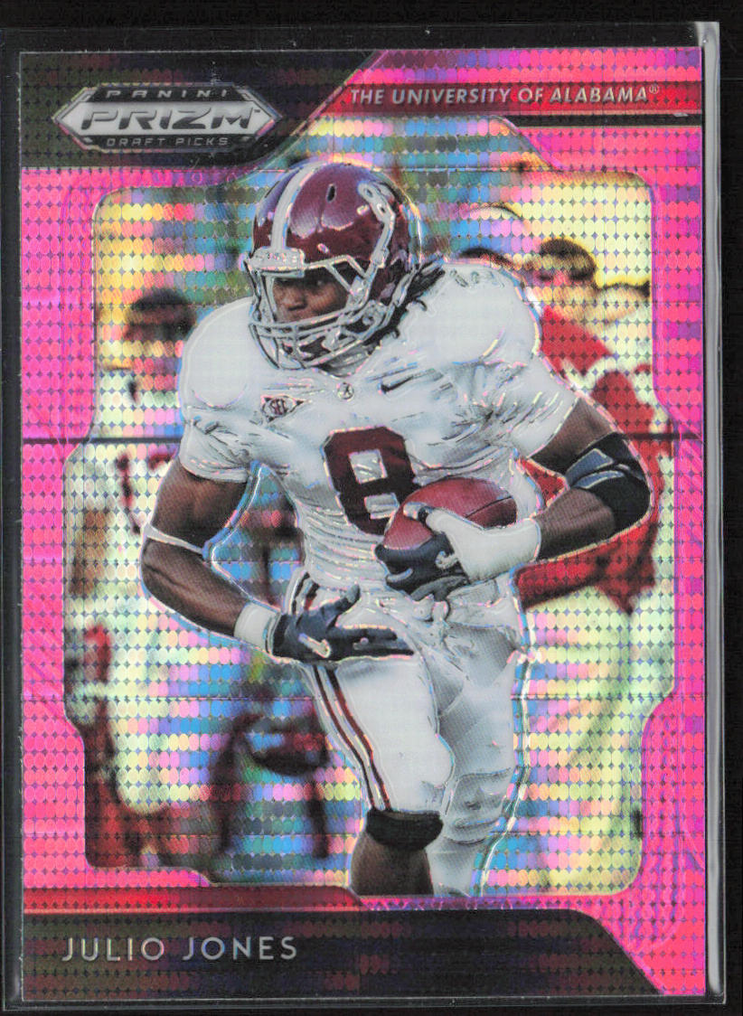 2019 Panini Prizm Draft Picks #53 Julio Jones Prizms Pink Pulsar