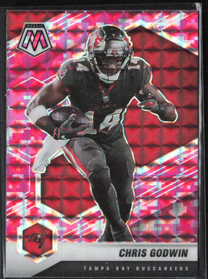 2021 Panini Mosaic #190 Chris Godwin Prizm Camo Pink