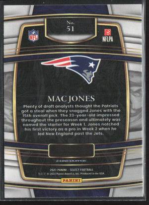 2021 Panini Select #51 Mac Jones