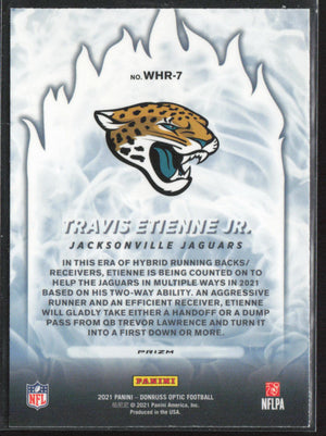 2021 Donruss Optic #WHR-7 Travis Etienne Jr. White Hot Rookies