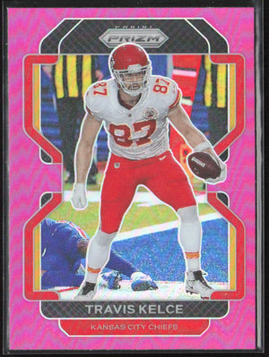 2021 Panini Prizm #189 Travis Kelce Pink