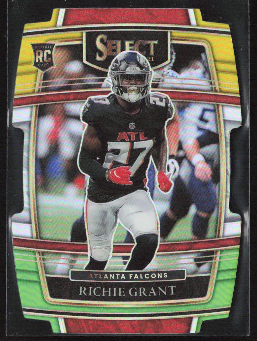 2021 Panini Select #90 Richie Grant Green Yellow die Cut