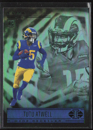 2021 Panini Illusions #78 Tutu Atwell Trophy Collection Sapphire