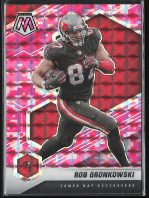 2021 Panini Mosaic #188 Rob Gronkowski Reactive Pink