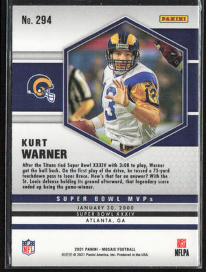 2021 Panini Mosaic #294 Kurt Warner