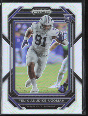 2023 Prizm Draft Picks #190 Felix Anudike-Uzomah Silver