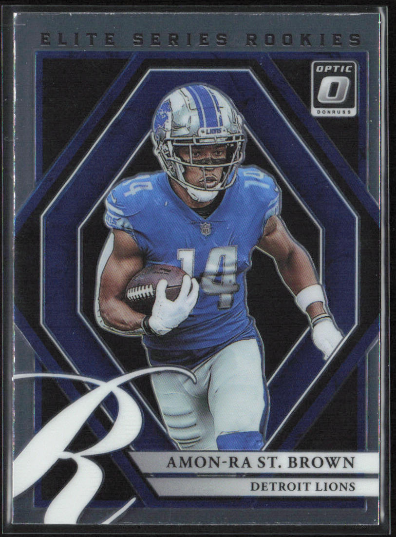 2021 Donruss Optic #ESR-17 Amon-Ra St. Brown The Elite Series Rookies