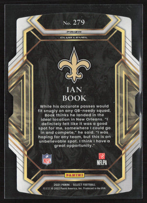 2021 Panini Select #279 Ian Book Silver Prizm Die Cut