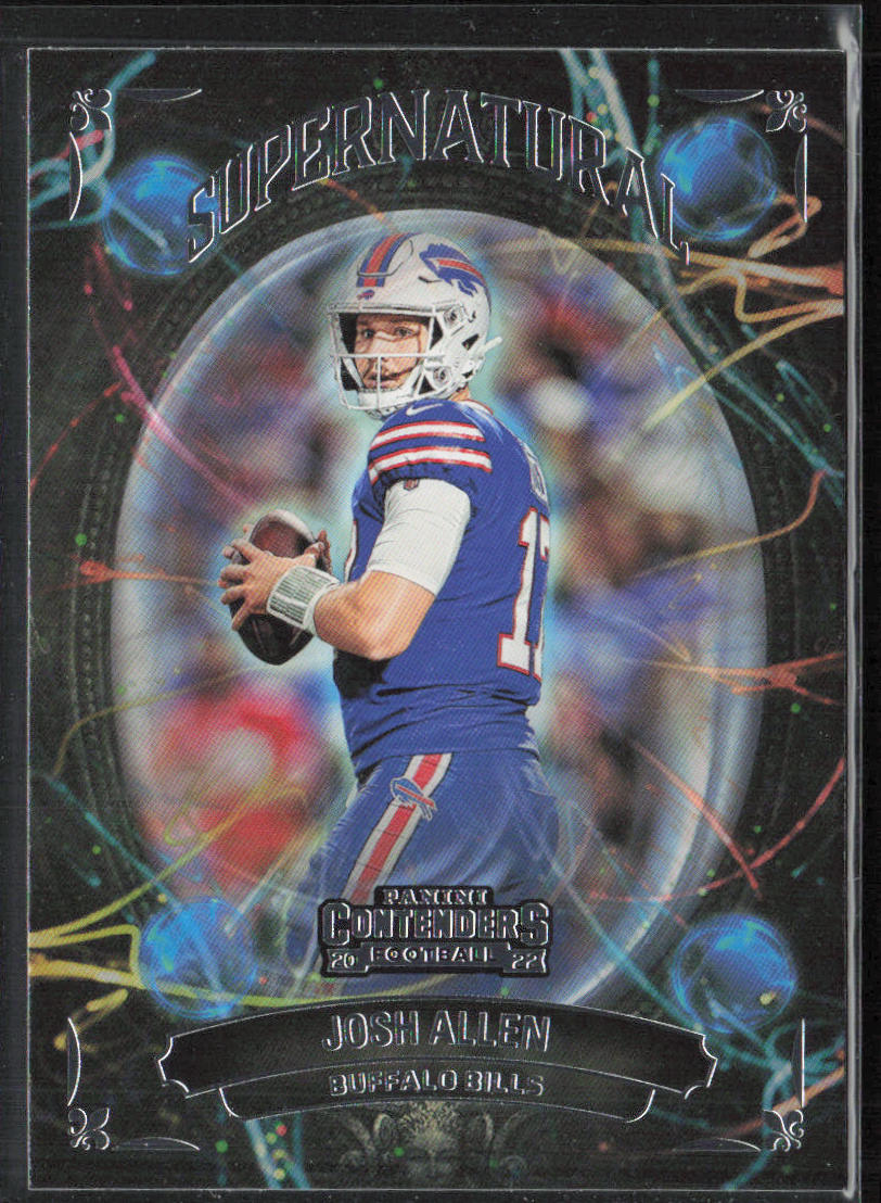 2022 Panini Contenders #SN-JAL Josh Allen #SN-JAL Supernatural