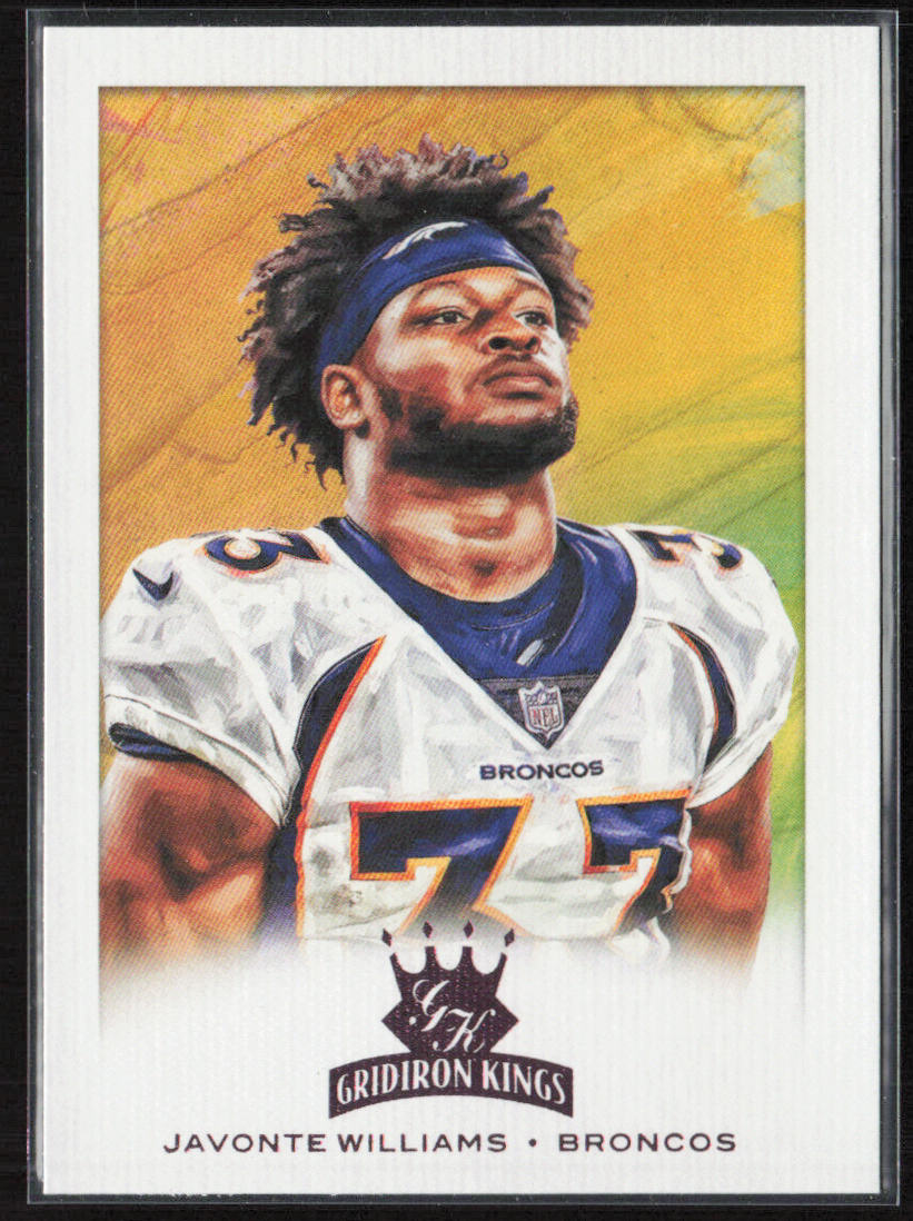 2021 Panini Chronicles #GK-16 Javonte Williams Gridiron Kings Bronze