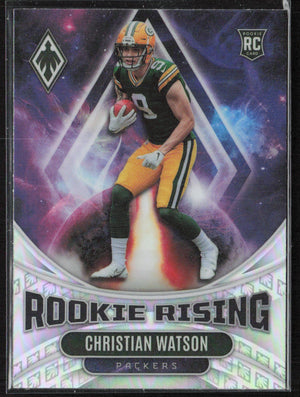 2022 Panini Phoenix #RIS-9 Christian Watson Rookie Rising