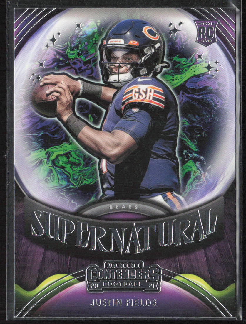 2021 Panini Contenders #SN-JFI Justin Fields Supernatural