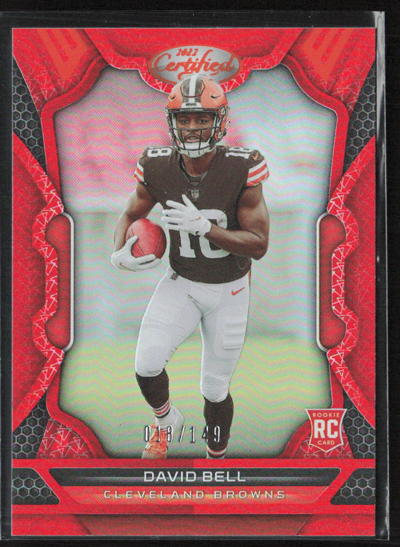 Certified football #133 David Bell /149