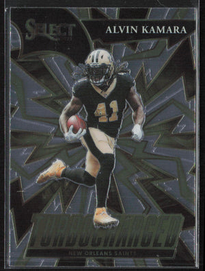 2021 Panini Select #TUR-18 Alvin Kamara Turbocharged