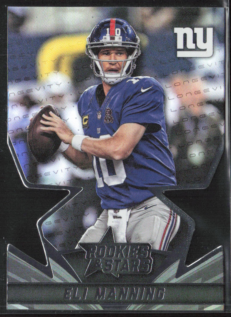 2015 Panini Rookies & Stars #SS11 Eli Manning Longevity Star Studded Die Cuts