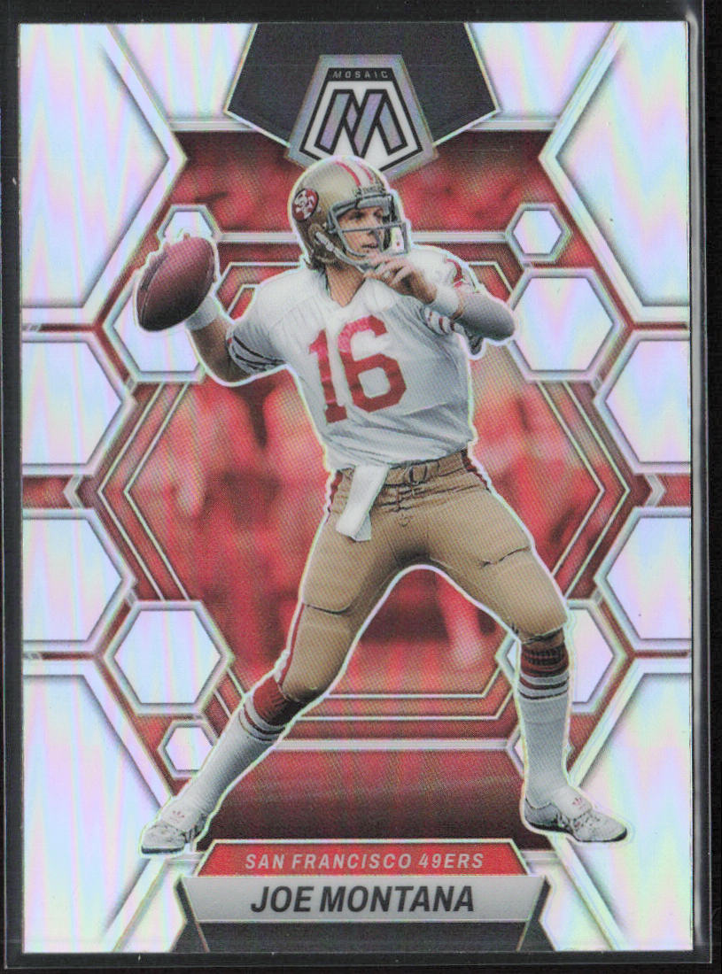 2023 Panini Mosaic #217 Joe Montana Silver