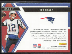 2022 Panini Legacy #DD-17 Tom Brady Decade of Dominance