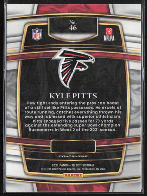 2021 Panini Select #46 Kyle Pitts