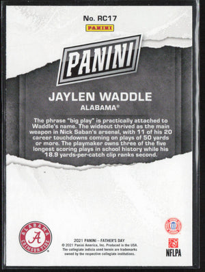 2021 Panini Father's Day #RC17 Jaylen Waddle