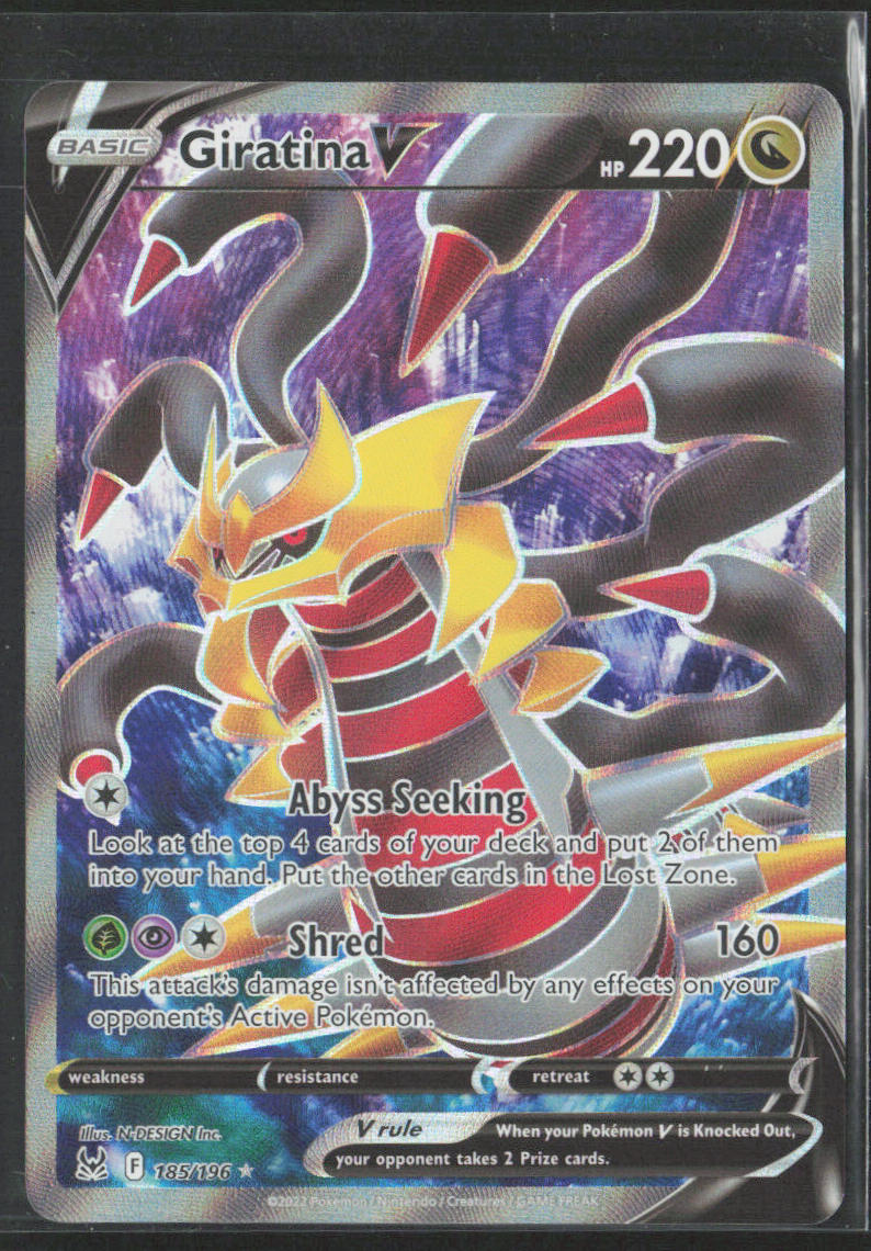 SWSH11: Lost Origin #185/196 Giratina V (Full Art)