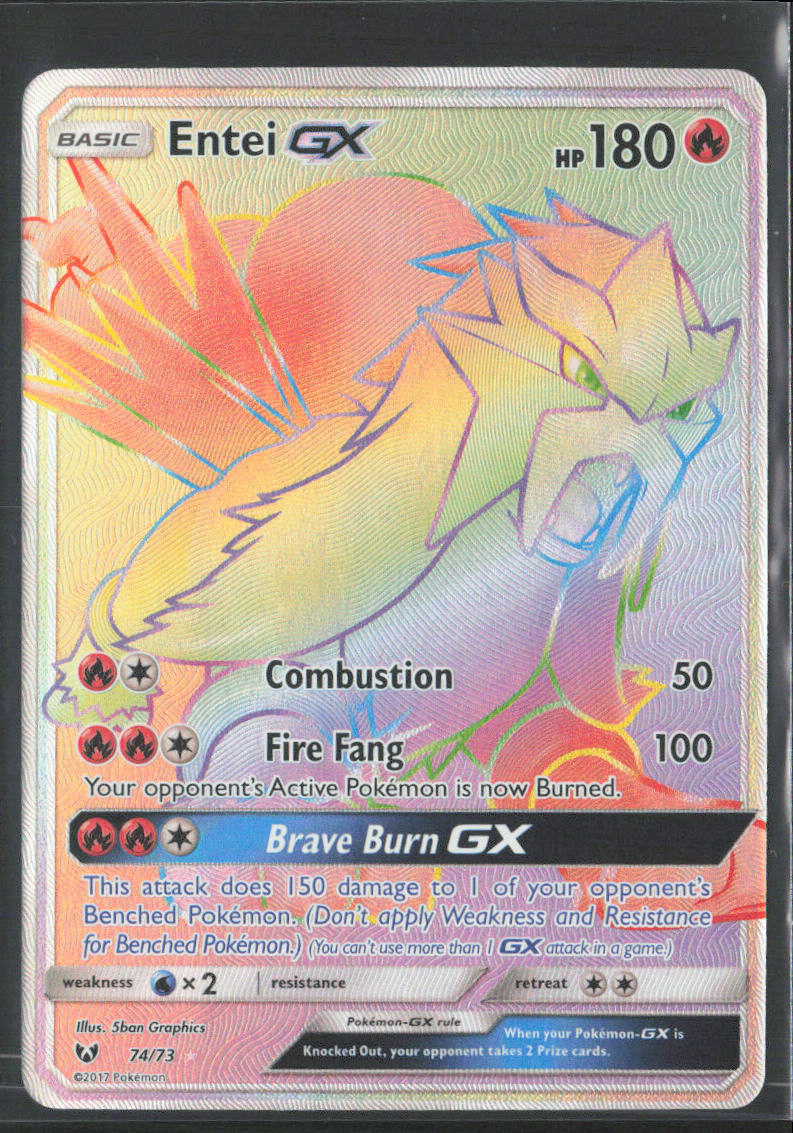 Shining Legends #74/73 Entei GX (Secret)