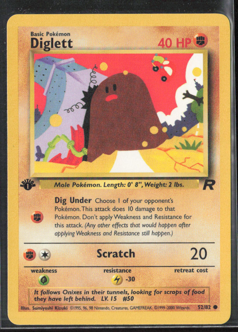 Team Rocket #52/82 Diglett