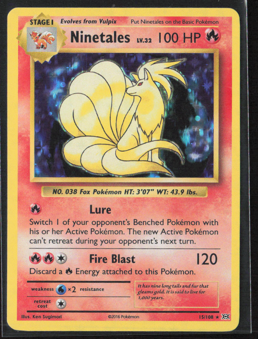 Deck Exclusives #015/108 Ninetales - 15/108 (XY Evolutions) (Non-Holo)