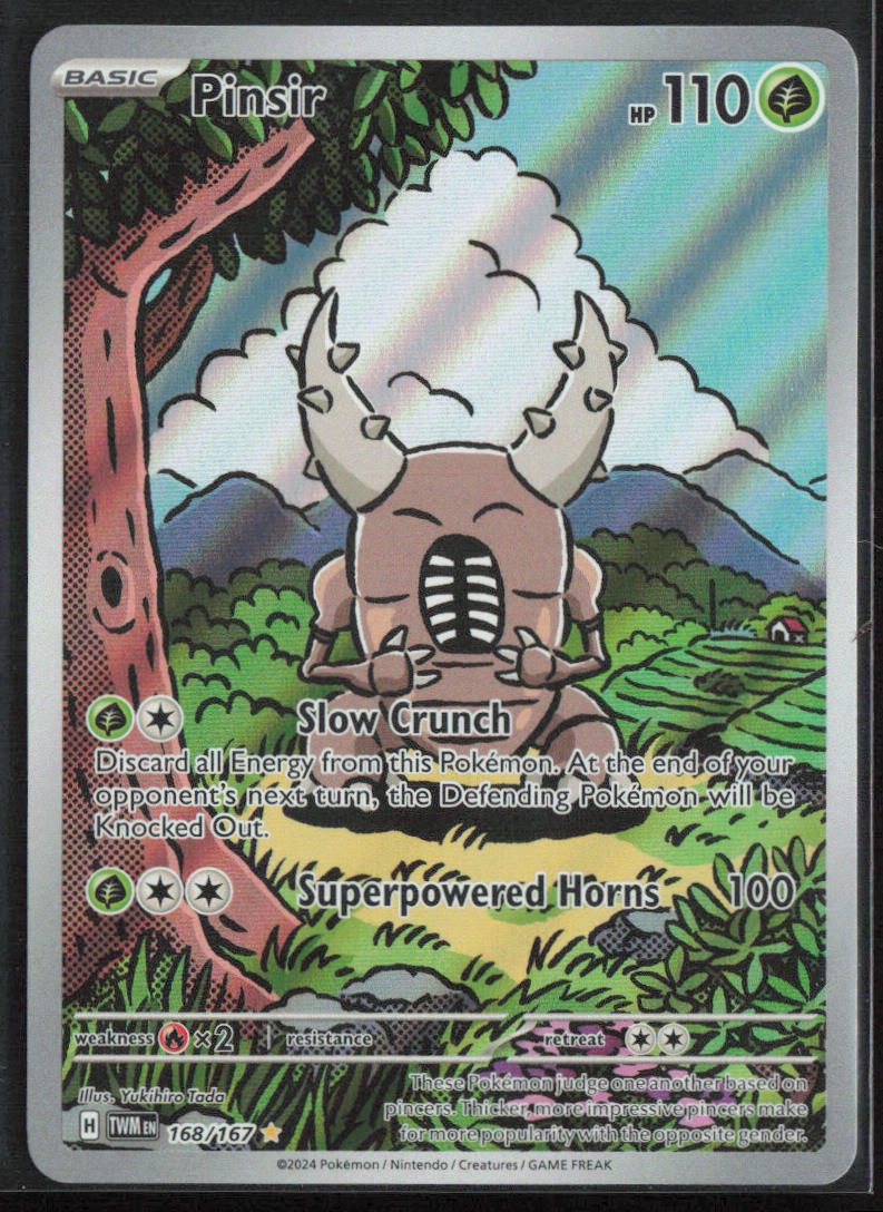 Pokémon Twilight Masquerade Pinsir 168/167