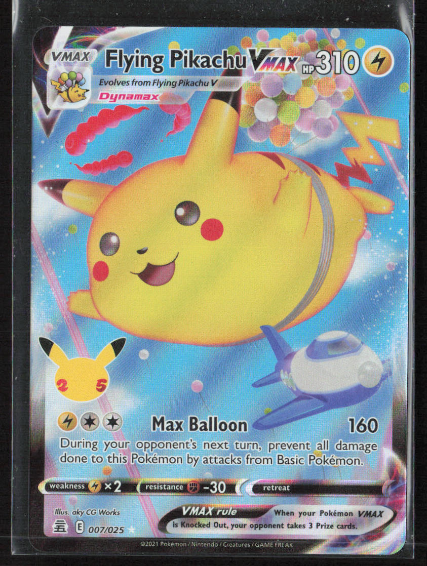 Celebrations #007/025 Flying Pikachu VMAX