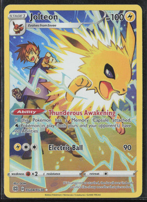 SWSH09: Brilliant Stars Trainer Gallery #TG04/TG30 Jolteon