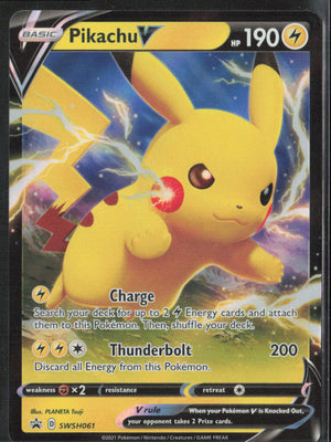 SWSH: Sword & Shield Promo Cards #SWSH061 Pikachu V